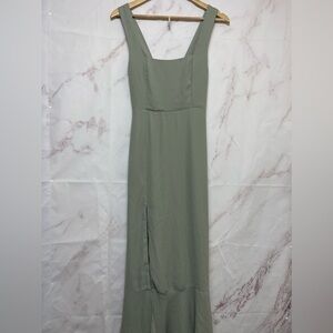 Show Me Your Mumu Ruffle Smocked Claire Midi Bridesmaid Dress - D43
